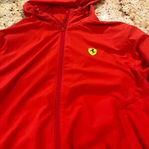Puma Bold Red Ferrari Wind Jacket